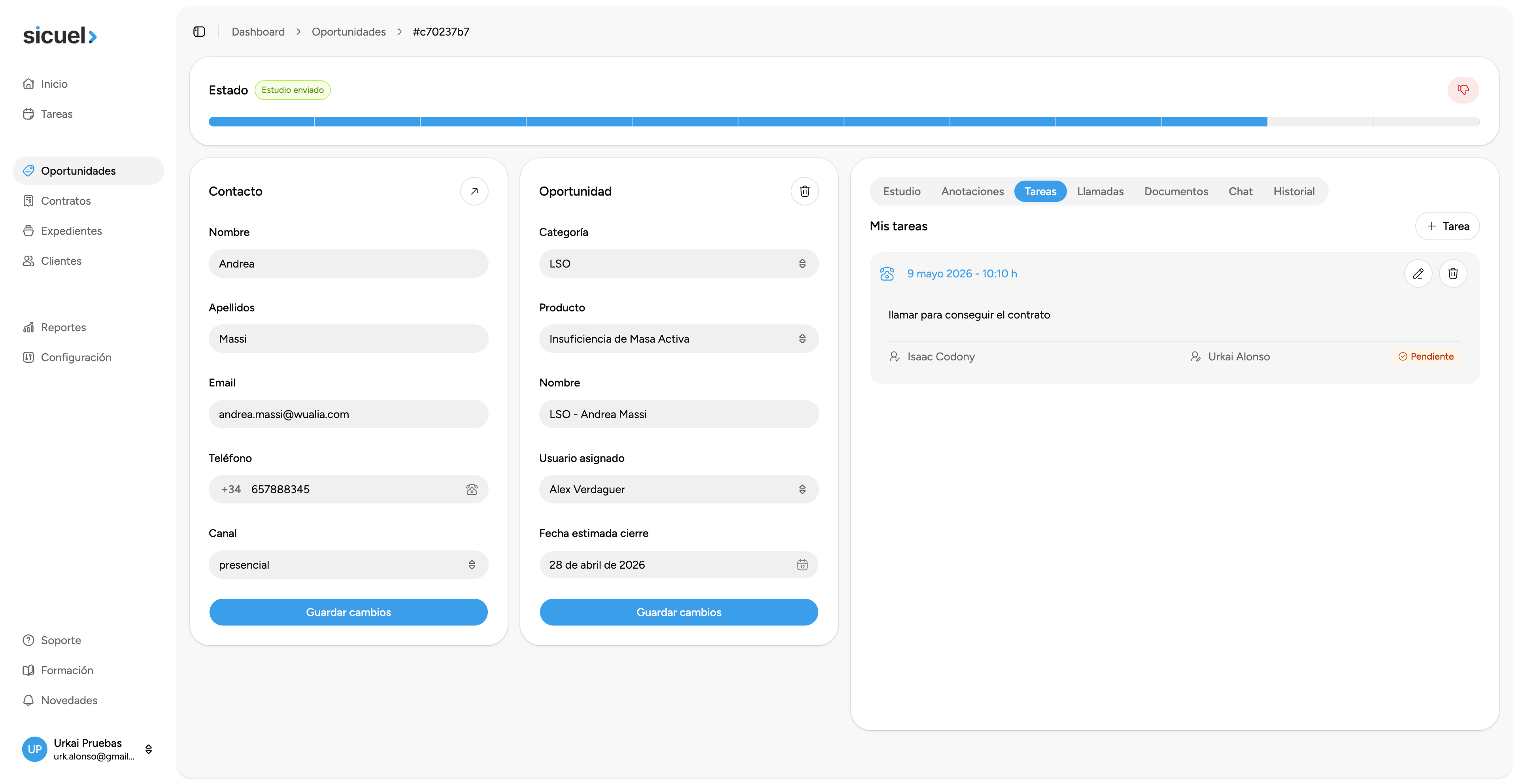 Sicuel — plataforma de gestión de despachos
